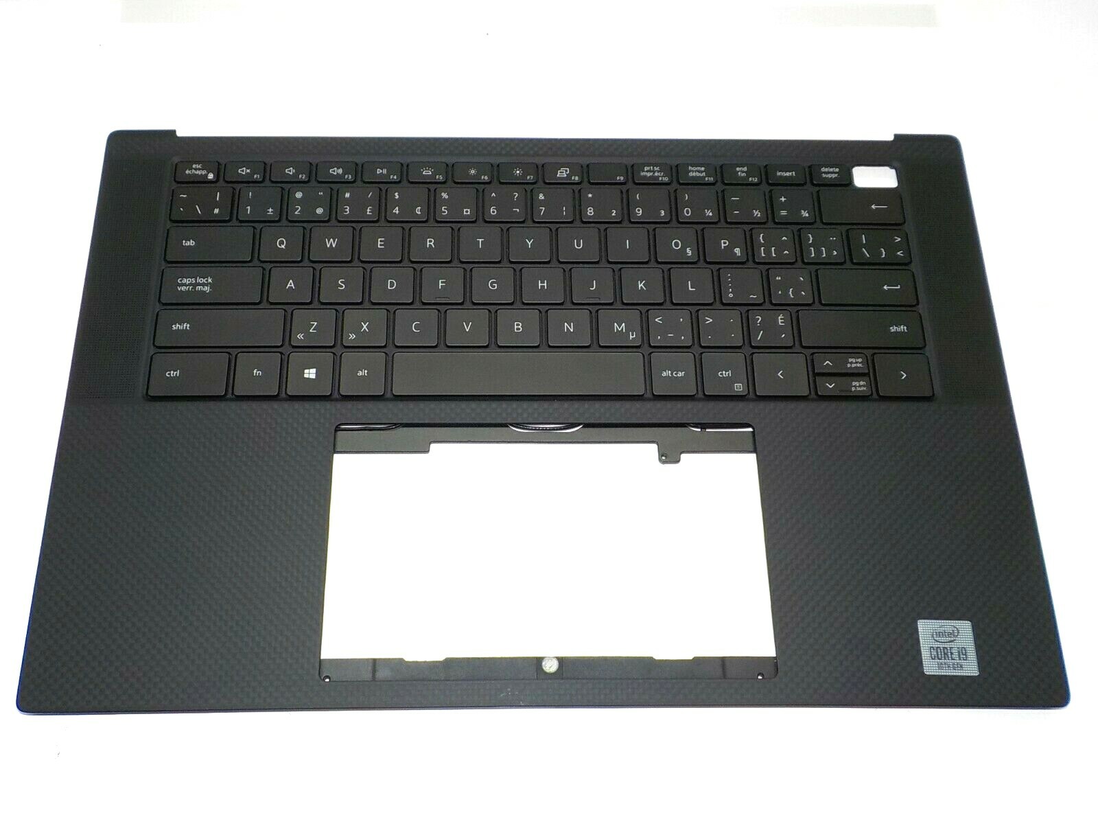 Genuine Dell XPS 9500 Laptop Palmrest French BCL Keyboard Assembly HUM13 DKFWH