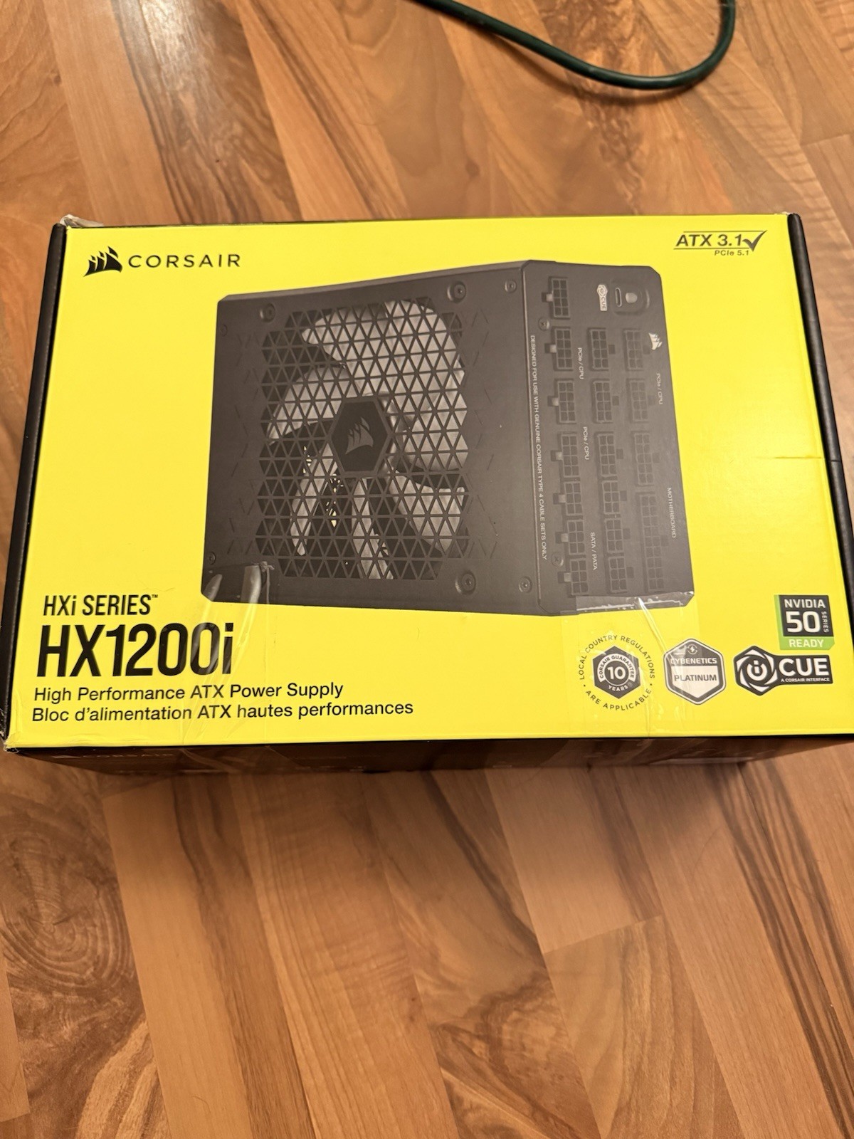 CORSAIR HX1200i (2025) Fully Modular Ultra-Low Noise ATX Power Supply Platinum