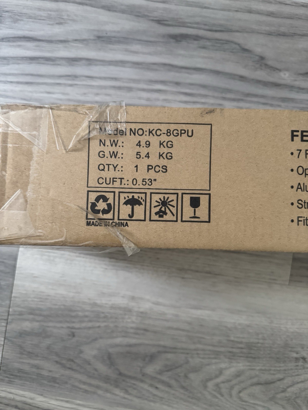 Kingwin 8 GPU Miner Rig Case Frame Premium Stackable Aluminum KC-8GPU