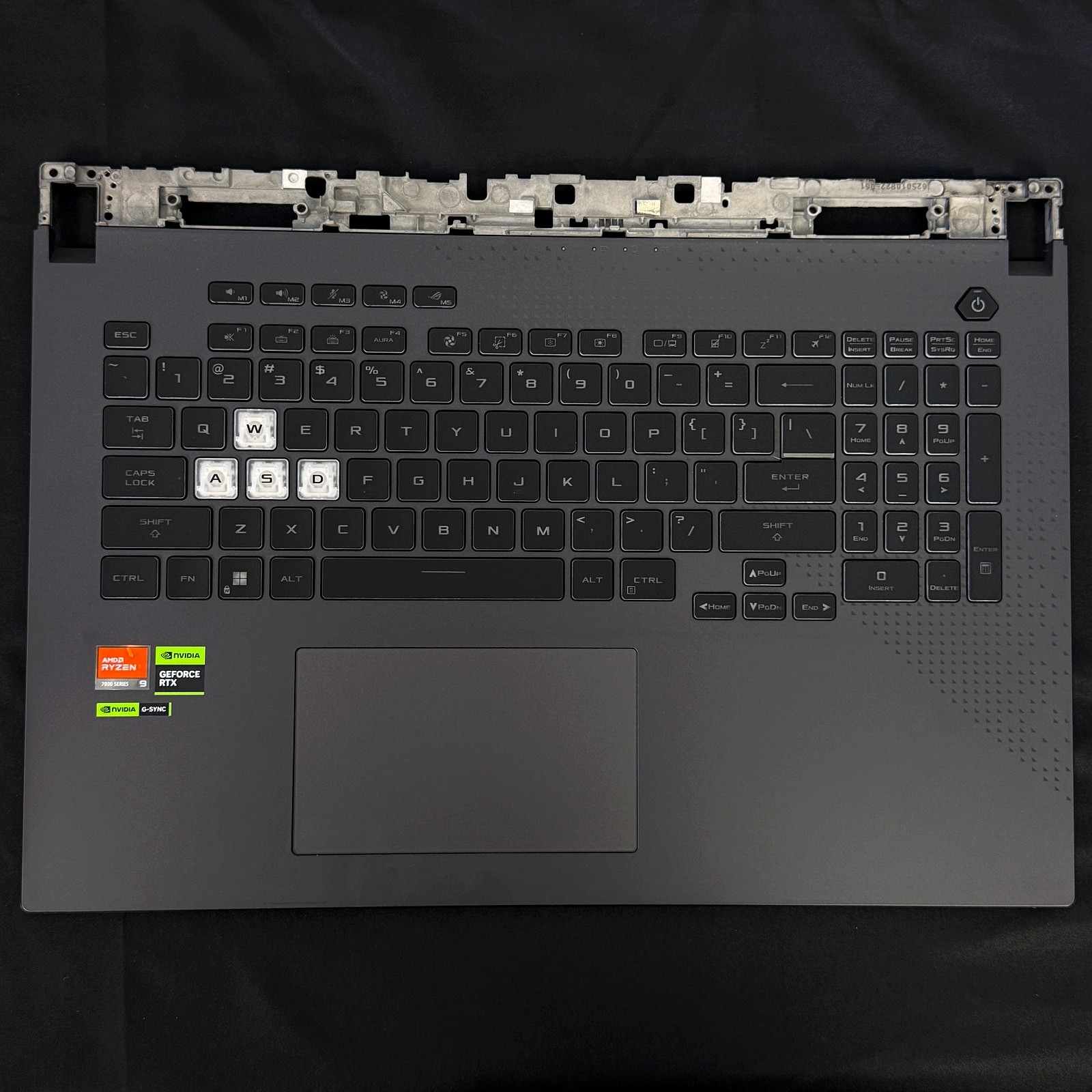 OEM ASUS ROG Strix G17 G713PU G713PV G713PI Palmrest Top Case Keyboard 2023