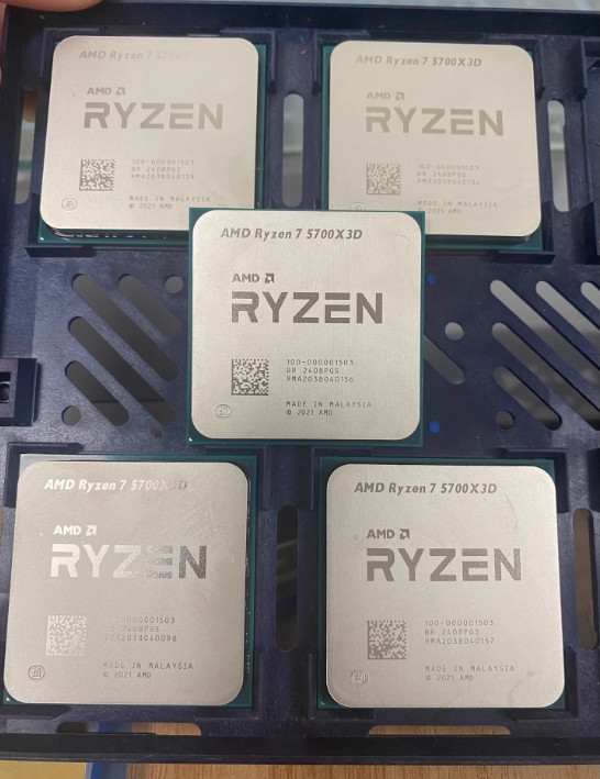 AMD Ryzen 7 5700X3D 3.0GHz 8 Core CPU 105W Socket AM4 R7 5700X3D Processor 96MB