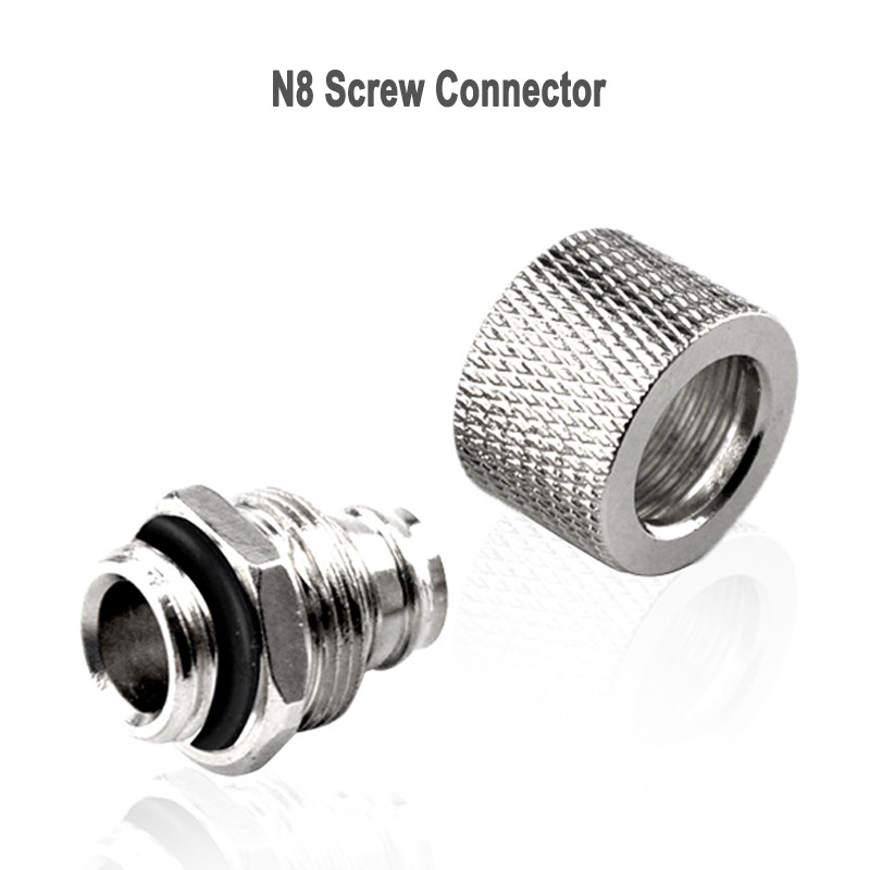 Metal Quick Connect Water Cooling Hose Fitting 8mm 10mm Copper Compatible DIY