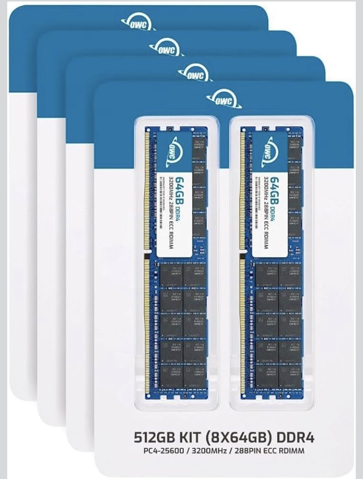 OWC 64GB DDR4 3200MHz 2Rx4 ECC Registered RDIMM 288pin Memory RAM