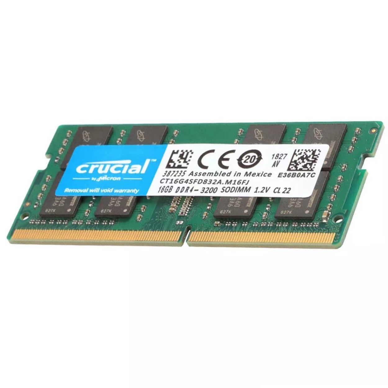 New Crucial 16GB DDR4 3200MHz PC4-25600 Laptop SODIMM Memory Ram CT16G4SFD832A
