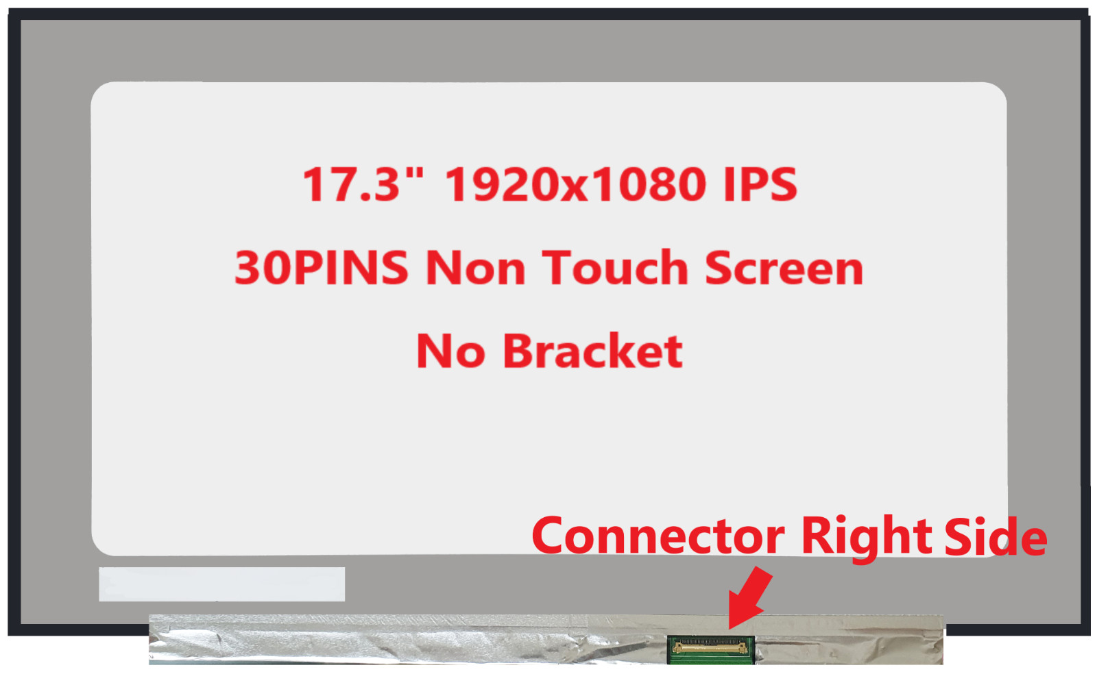 New 17.3 inches for Screen Compatible with N173HCE-E3C 1920X1080 Matte IPS