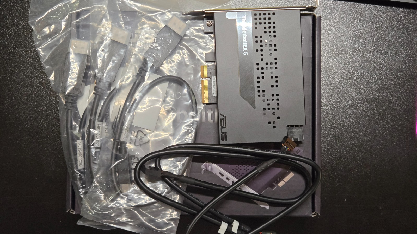 ASUS ThunderboltEX 5 Thunderbolt 5 AIC PCIe x4 Card 120Gbps Expansion Card