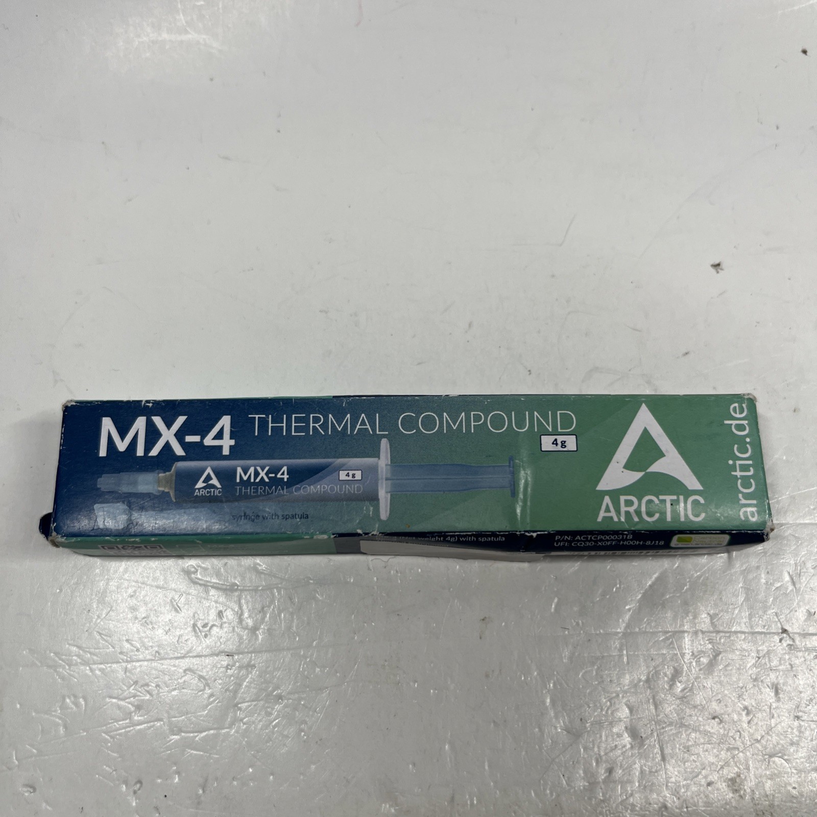 ARCTIC MX-4 (Incl. Spatula, 4 G) – Premium Performance Thermal Paste for All Pro