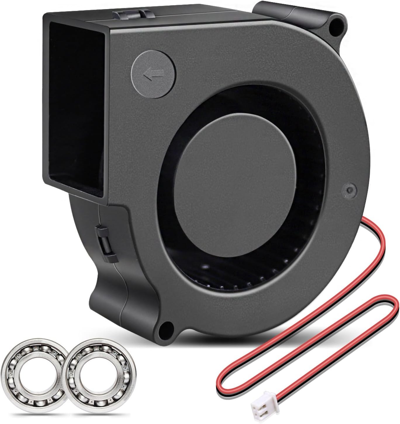 12V DC 75mm x 30mm Centrifugal Brushless Blower Fan High Style: 75 x 30 12v2p