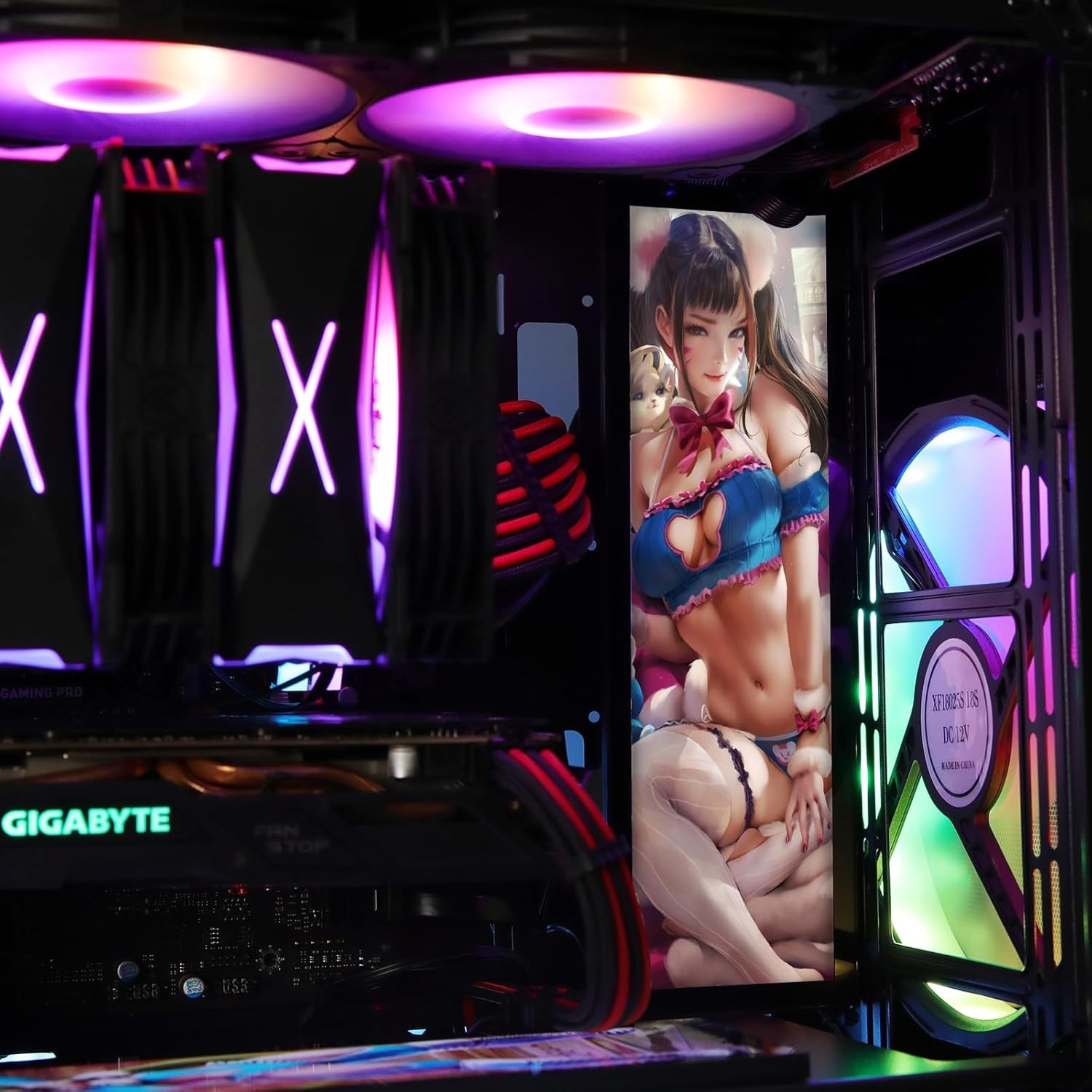 Multi-Mode LED Lights Panel for Full Tower Computer Cases#