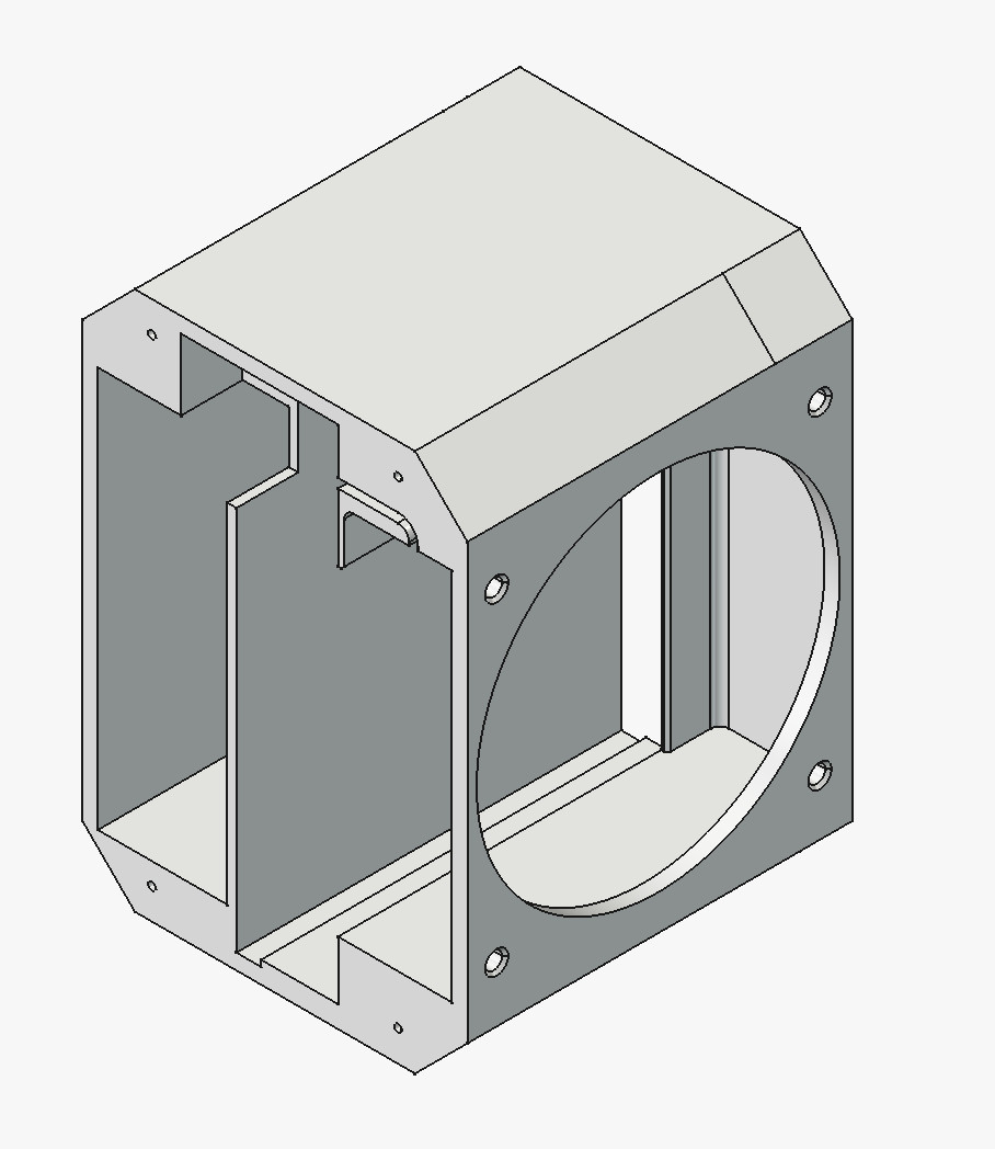 [Replacement Parts] AMD BC-250 Industrial Style Case for FlexATX Body Secion