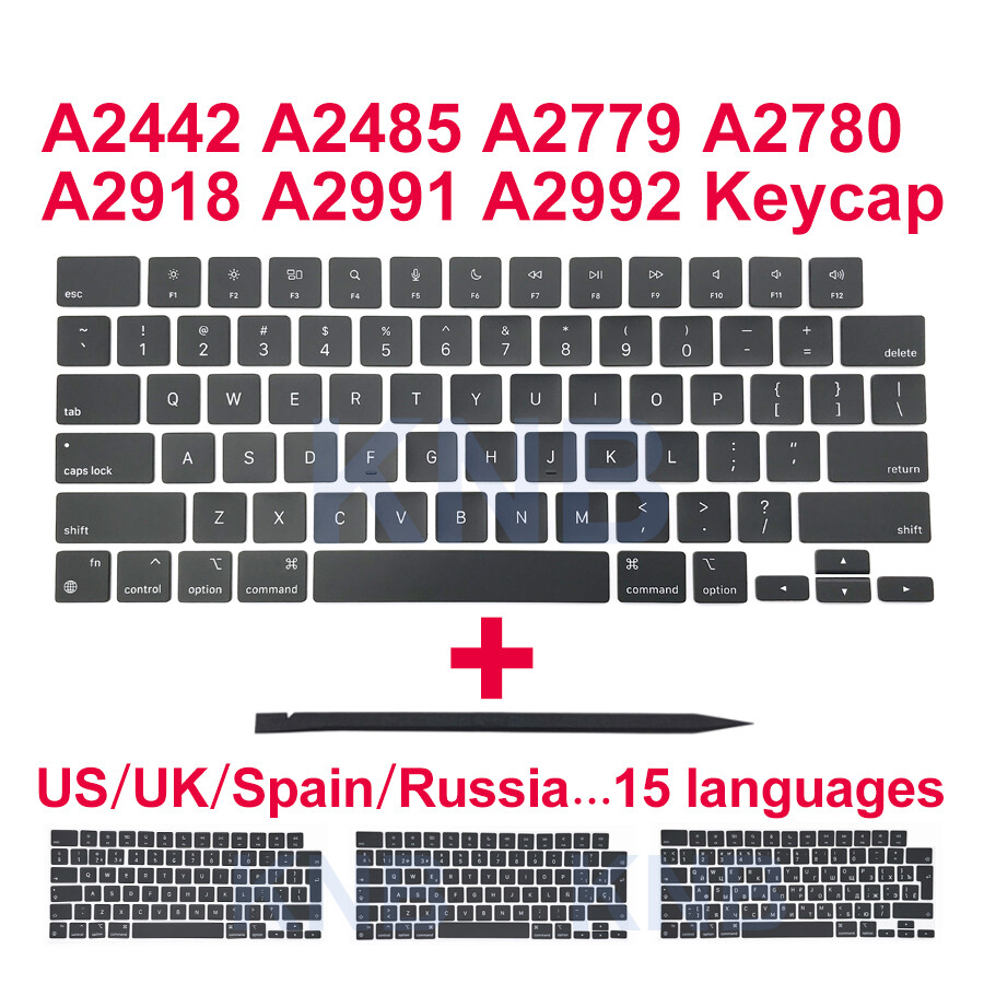 New Keyboard Keys Keycaps For Macbook Pro 14″ 16″ M1 A2442 A2485 Keycap Key Cap