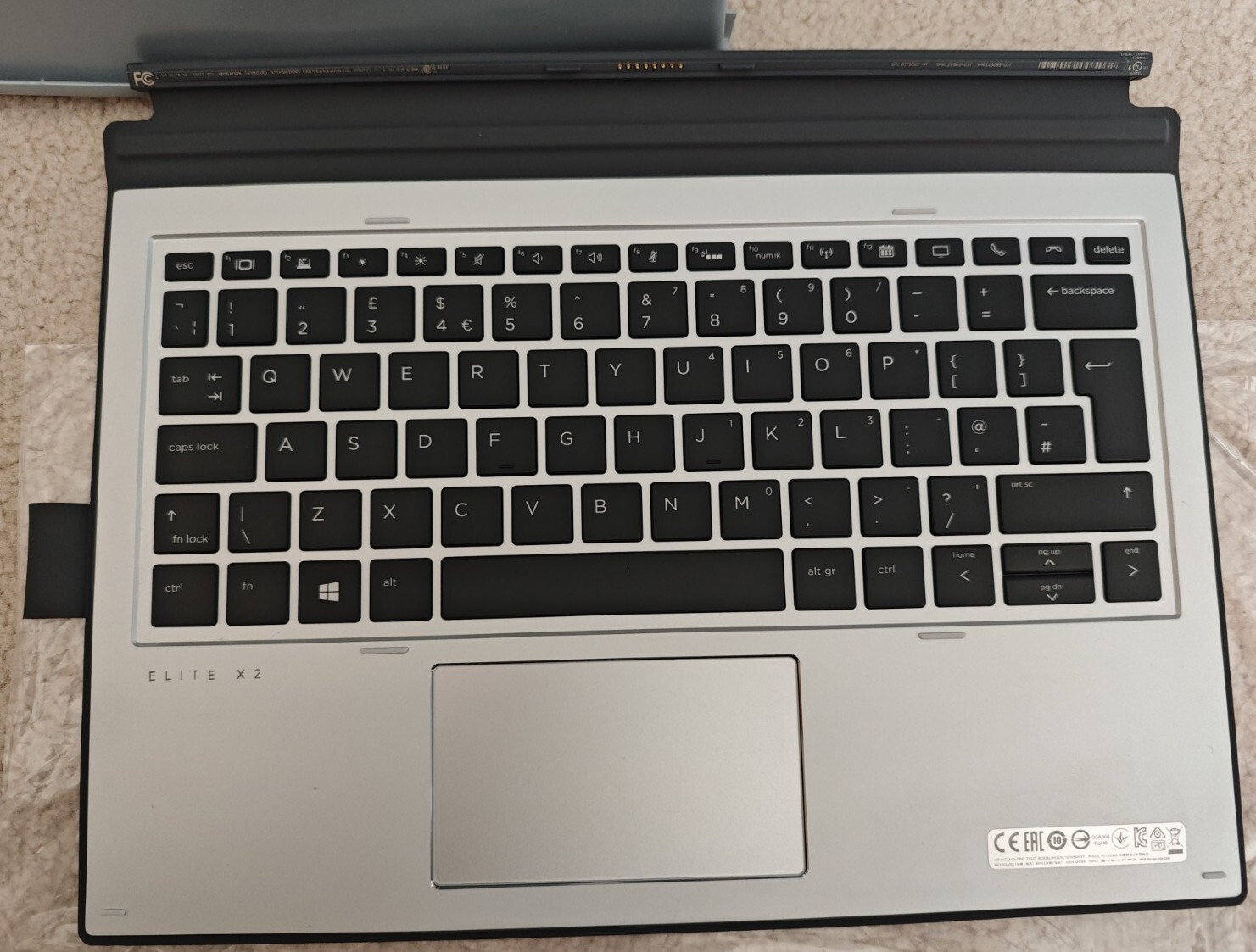 HP Elite X2 1013 G3 UK QWERTY Coll. Keyboard HSN-D09K L05085-031 L29965-031