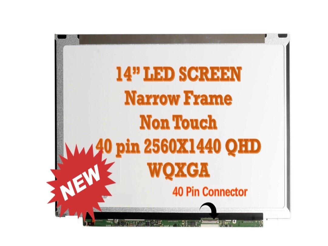 500Nit HDR 14.0″ WQHD laptop LCD Screen Lenovo thinkpad T490 T490S P43s Glossy