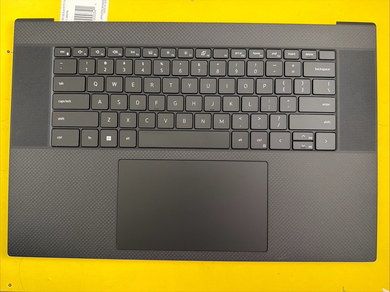 Dell XPS 9730 Eng Kbd Palmrest 00FWJ2 0FWJ2 B22d52