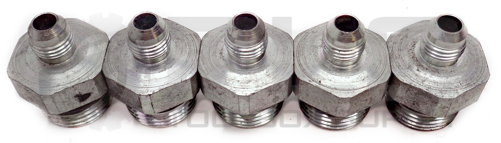 LOT OF 5 NEW 1/2″ OD 1/4″ ID MALE TAPER, 1″ OD 1/4″ ID MALE STRAIGHT FITTING