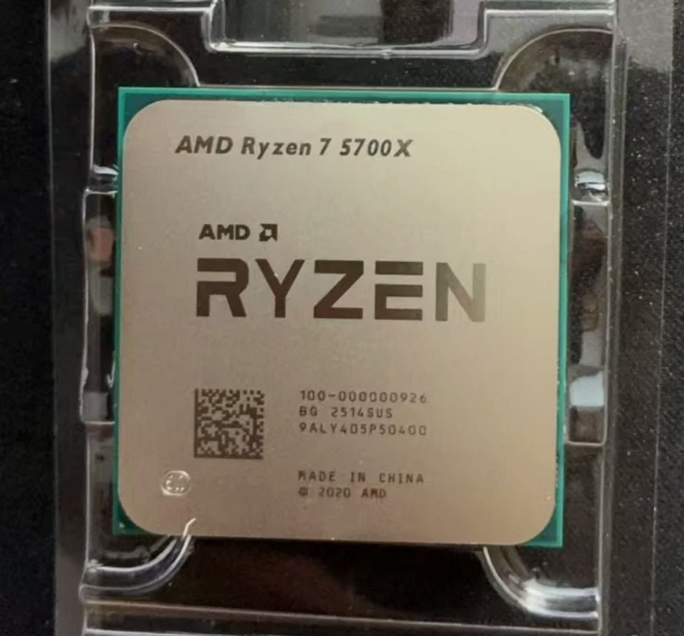 AMD Ryzen 7 5700X 8 Core 16 Thread AM4 Unlocked 3.4 GHz CPU