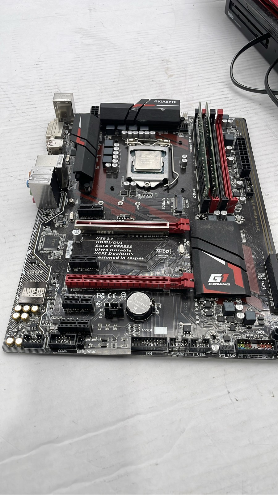 Gigabyte GA-Z170-Gaming K3 LGA 1151 DDR4 USB 3.1 G1 Gaming ATX Motherboard