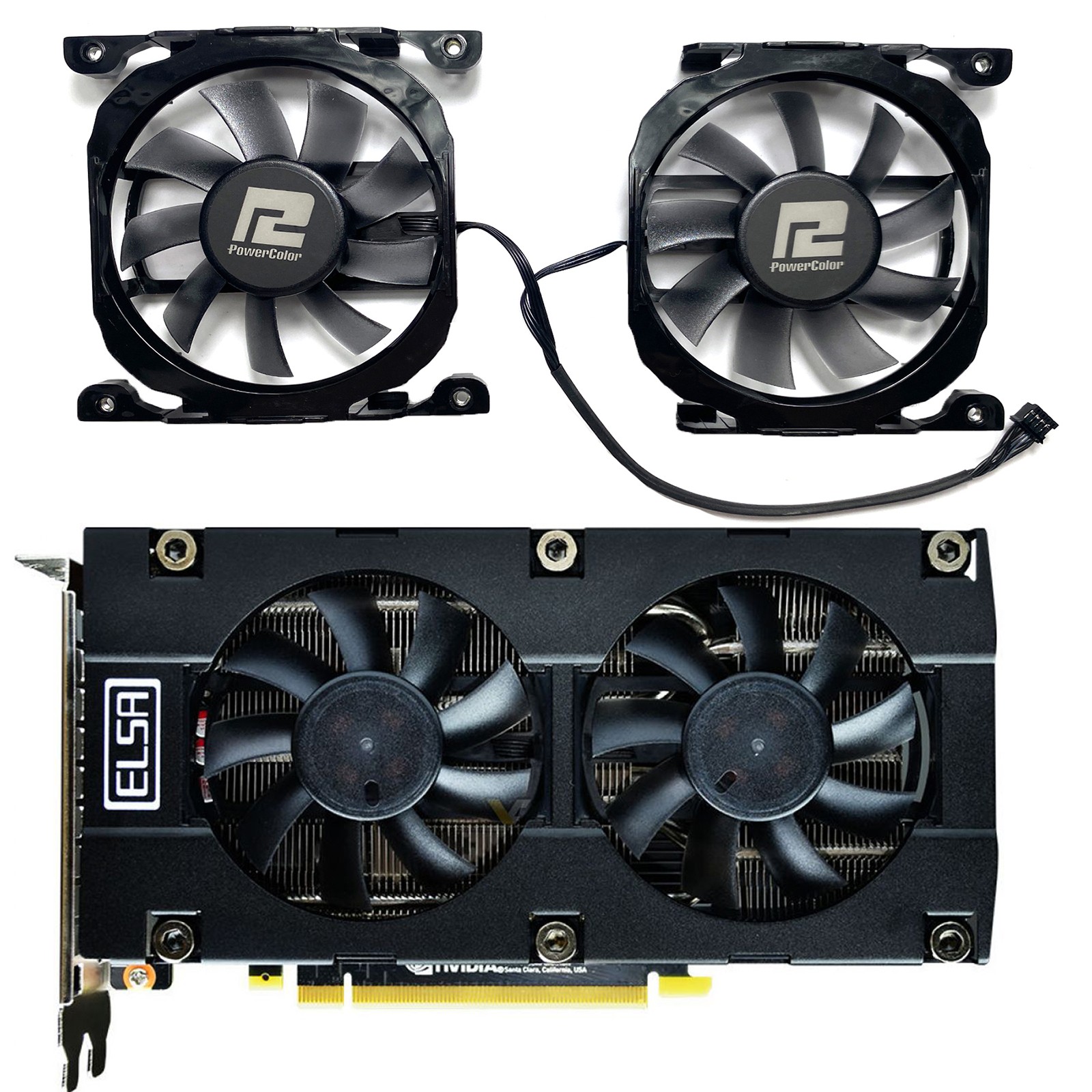 Cooling Fan For ELSA GTX1660 1660ti RTX2060 2060S 2070 SAC Graphic Card