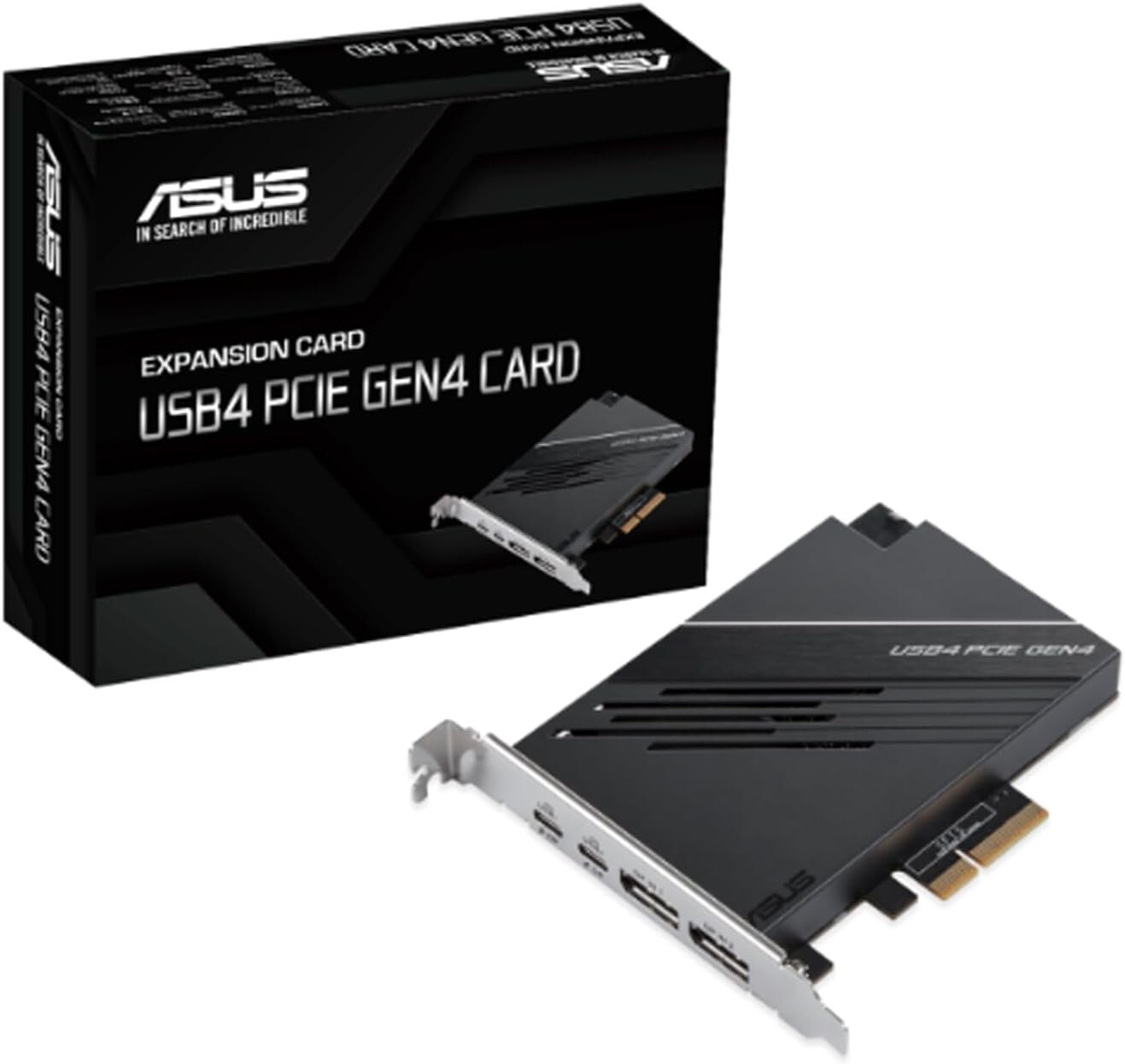 ASUS USB4 PCIE GEN4 CARD USB-C DisplayPort 1.4 PCIe 4.0 New