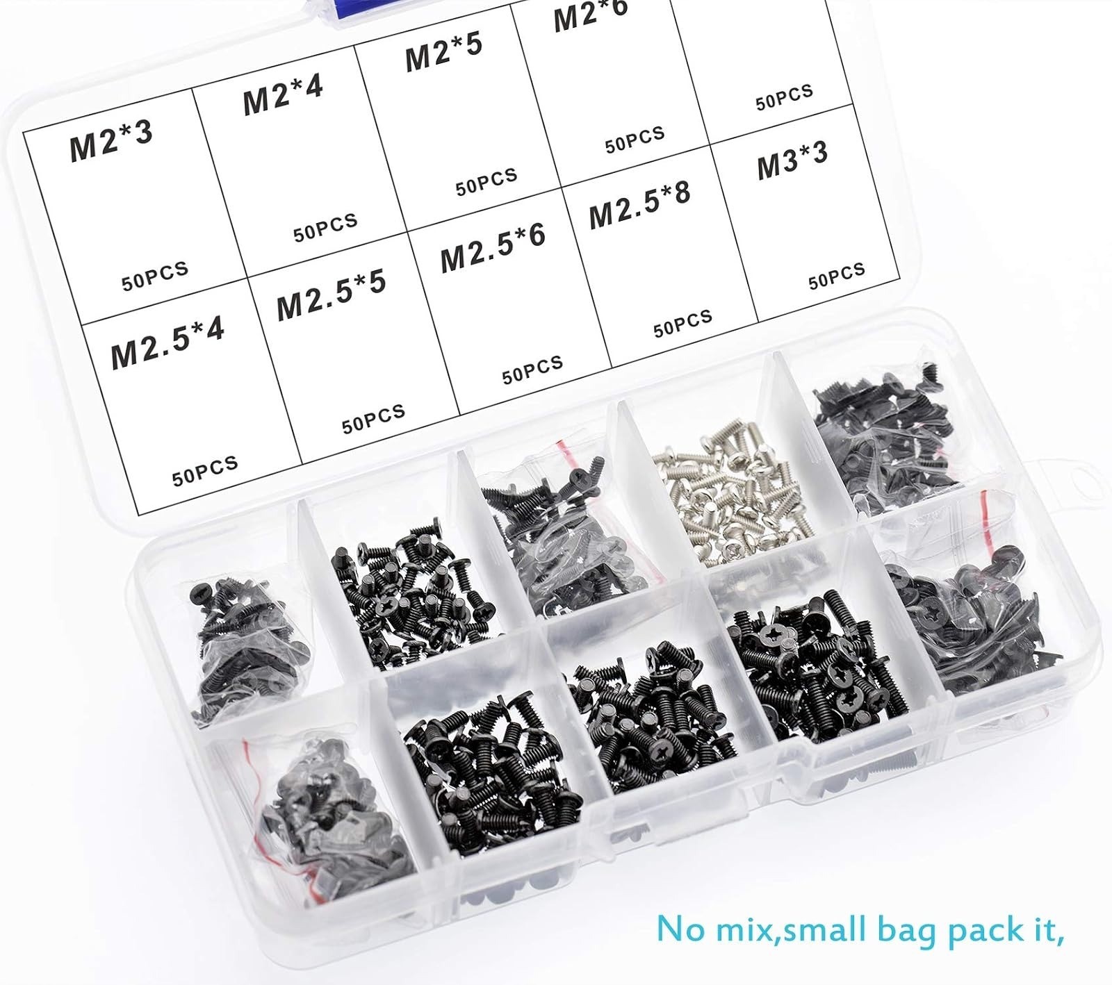 500pcs Laptop Screw Kit for Dell HP Lenovo Acer Toshiba Sony