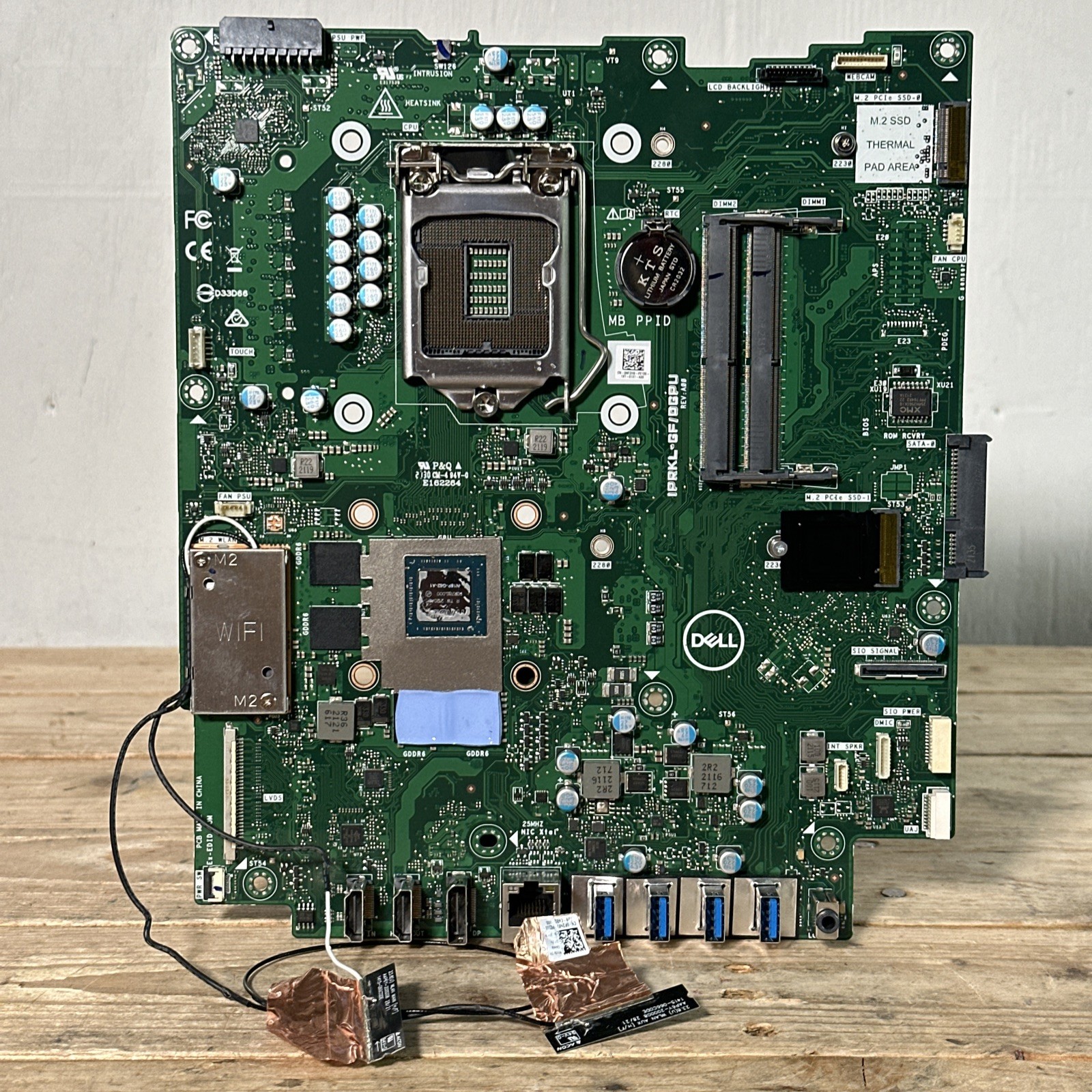 Dell Optiplex 7490 Intel Q570 Socket LGA1200 GeForce GTX1650 Ti Motherboard Used
