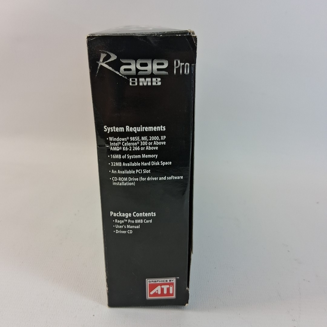 ATI RAGE PRO CompUSA Graphics Accelerater Video Card W/ 8MB Memory