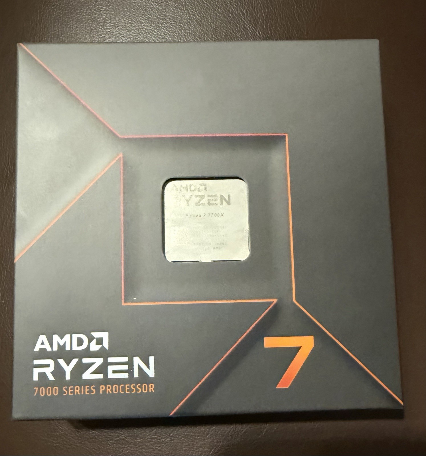 AMD Ryzen 7 7700X 8-Core 16-Thread CPU AM5 + Cooler Master Heat Sink READ