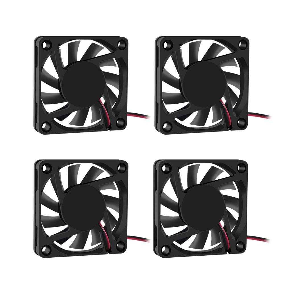 Dorhea Fan 60X60X10 Mm DC 24V 6010 Brushless Cooling Fan, Replacement Ball Beari