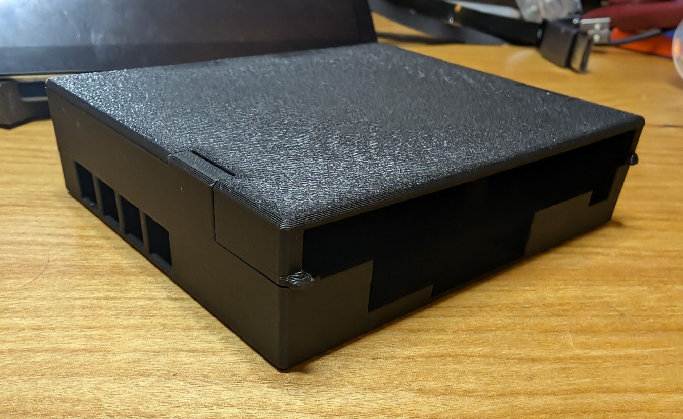 Jetson Orin Nano Rugged Slim Case – Snap-Fit, GPIO/Camera Access, 3D Print 22mm