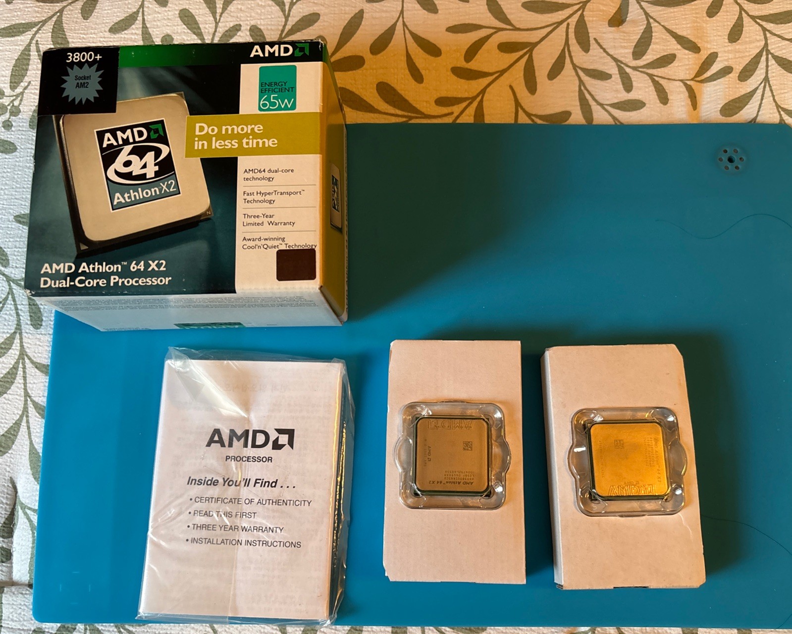 Lot Of 2 AMD Athlon 64 X2 3800+ 2GHz Dual-Core Processor. New Open Box