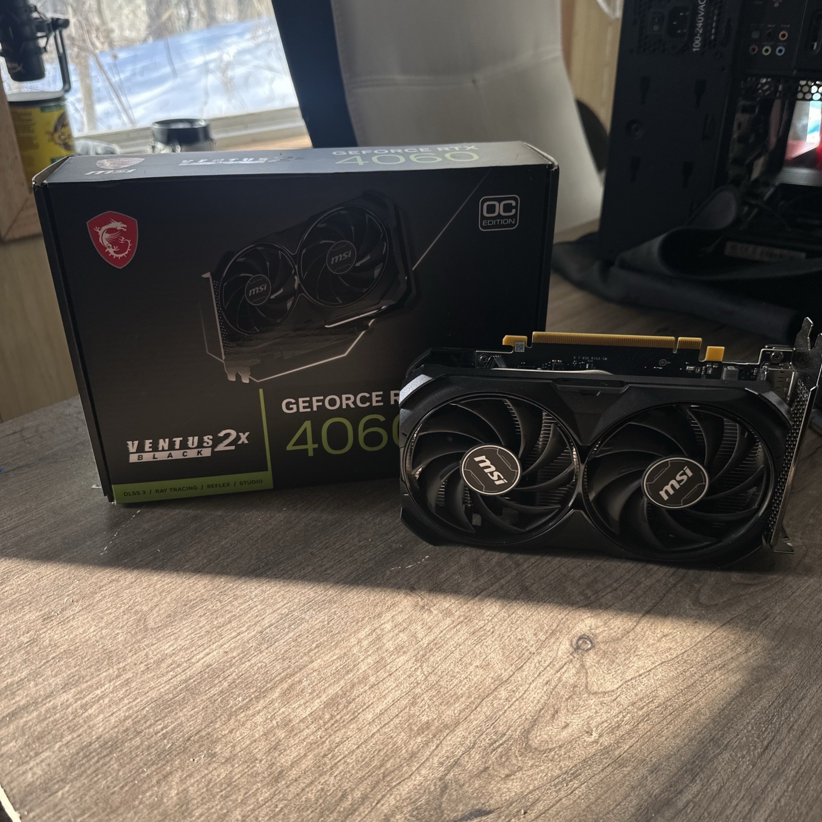 MSI NVIDIA GeForce RTX 4060 Ventus 2X Black 8GB GDDR6 OC Edition