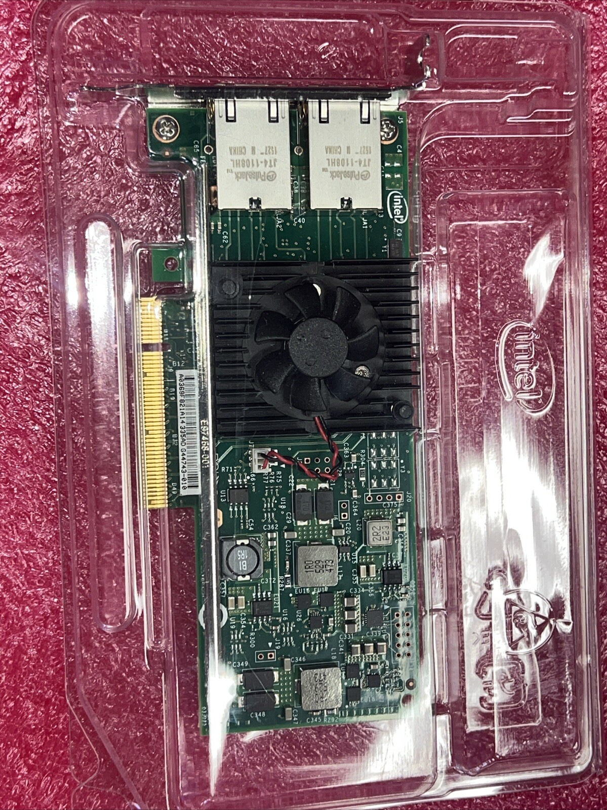 Dell 03DFV8 Intel X540-T2 Dual Port 10GB NIC Dual RJ45 Converged Network Adapter