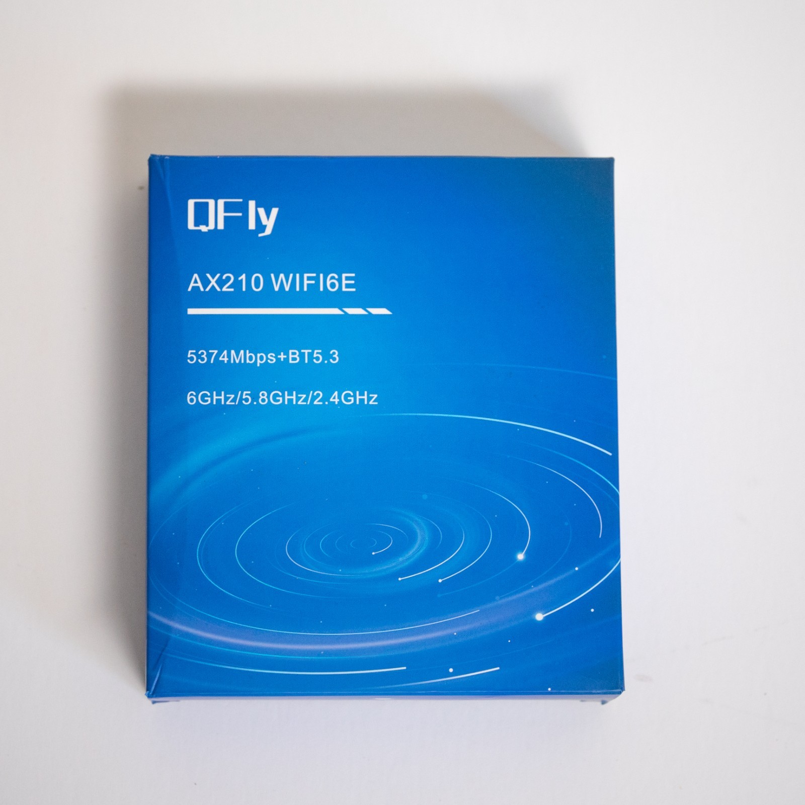 QFly PCIe WiFi 6E Card, AX210 Network Card Adapter for PC Gaming, Bluetooth 5.3