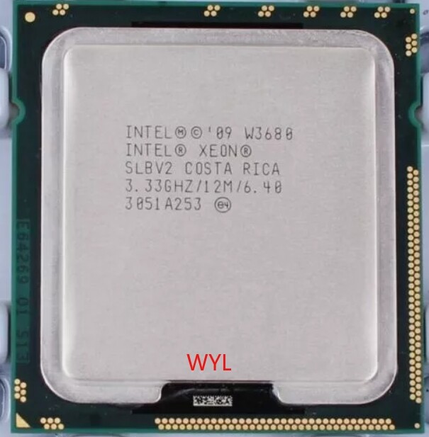 Intel Xeon W3680 Hex Core 3.33GHz SLBV2 12MB 6.4 GT/s LGA1366 Processor