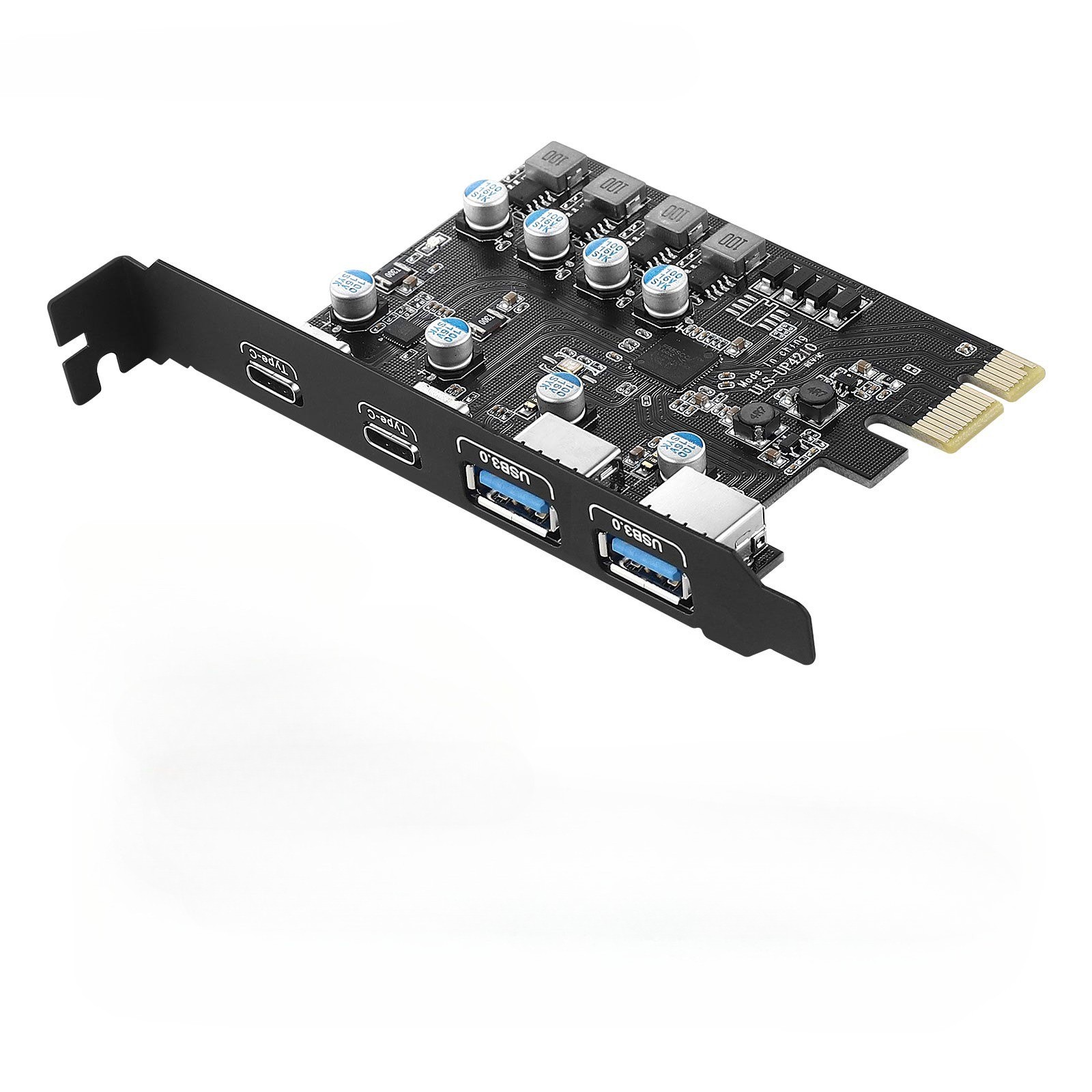 USB3.0 PCIE 2*USB A port + 2*USB C port/USB3.2 GEN1 built-in expansion