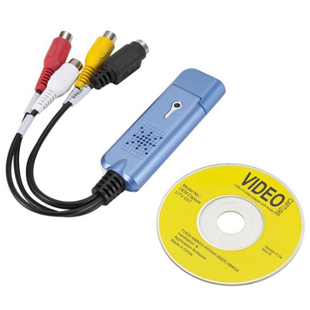 USB 2.0 Video Capture Card VCR to DVD Converter for X PC 7 8 10 L2H4