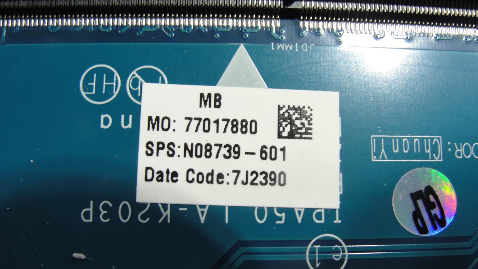 HP 250 G9 15.6″ Intel i5-1235U 1.3GHz Motherboard N08739-601 LA-K203P
