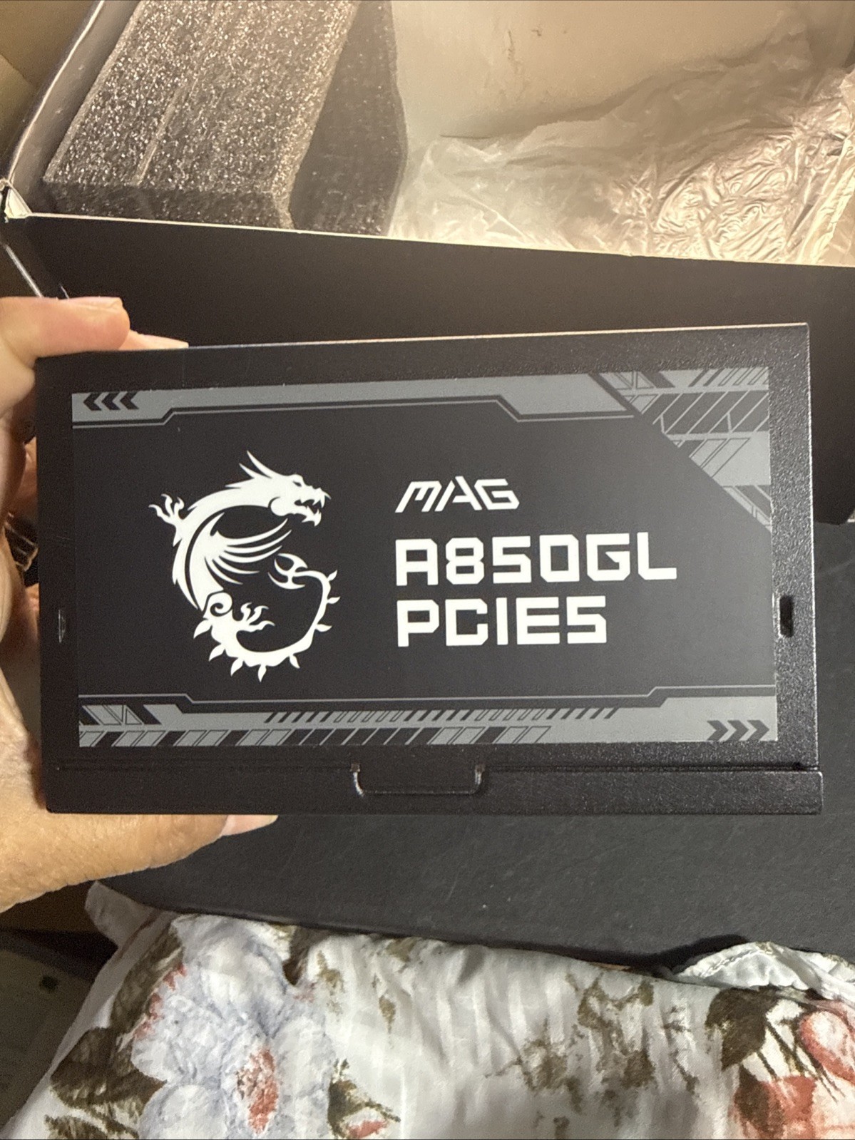 MSI – MAG A850GL PCIE 5.0, 80 GOLD Fully Modular Gaming PSU, 12VHPWR Cable,