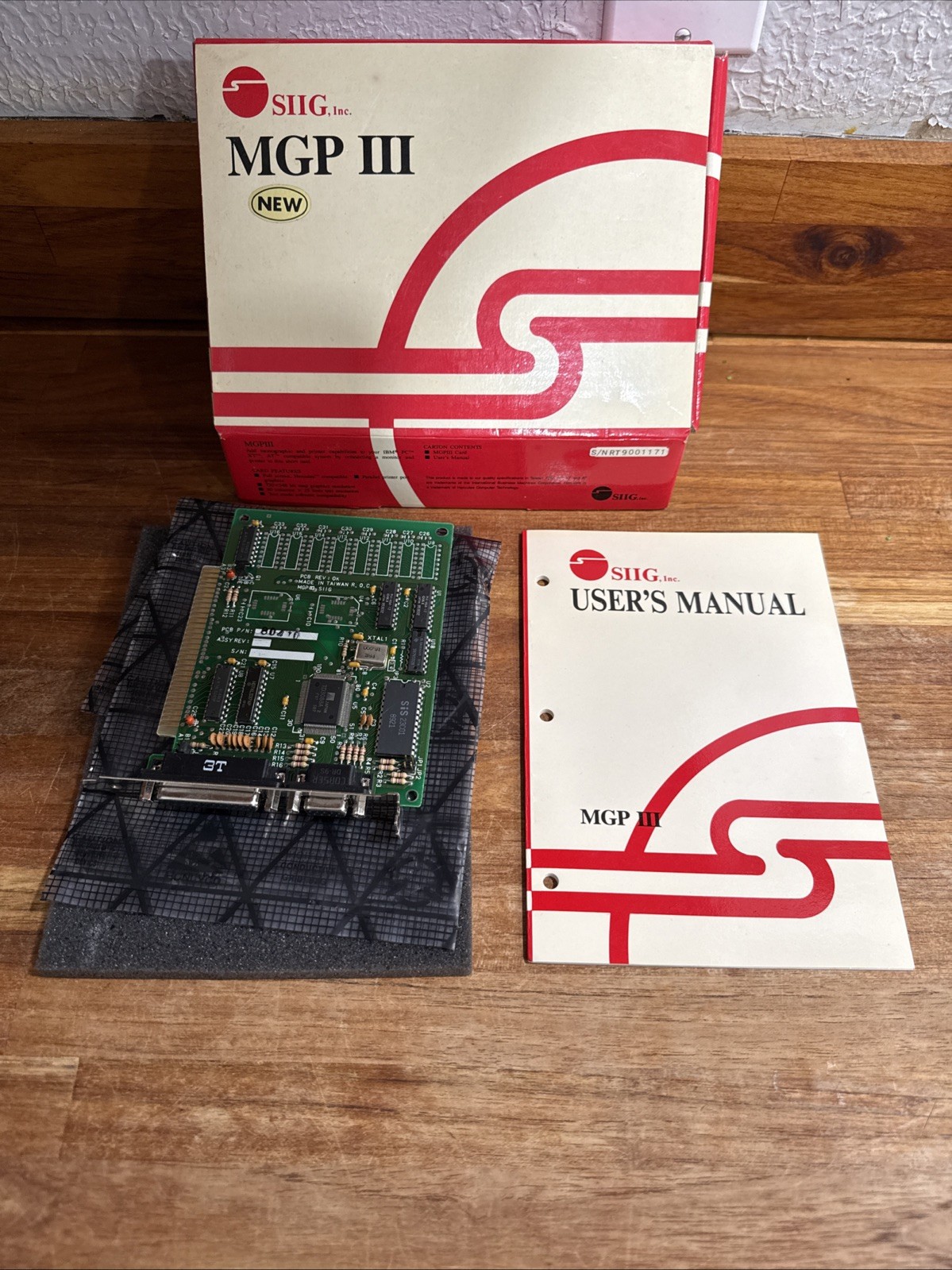 SIIG MGP III ISA 8 BIT I/O ADAPTER CARD