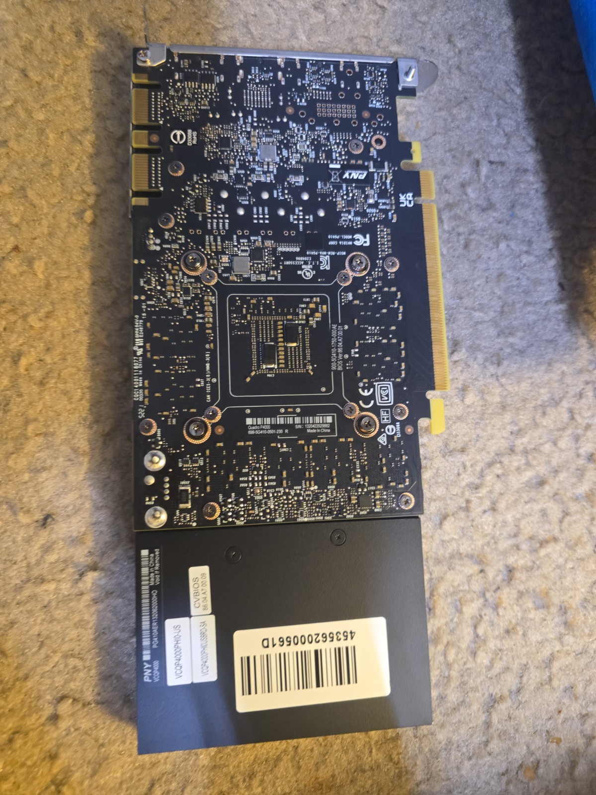 NVIDIA Quadro P4000 8GB GDDR5 PCIe Professional Graphics Card Read