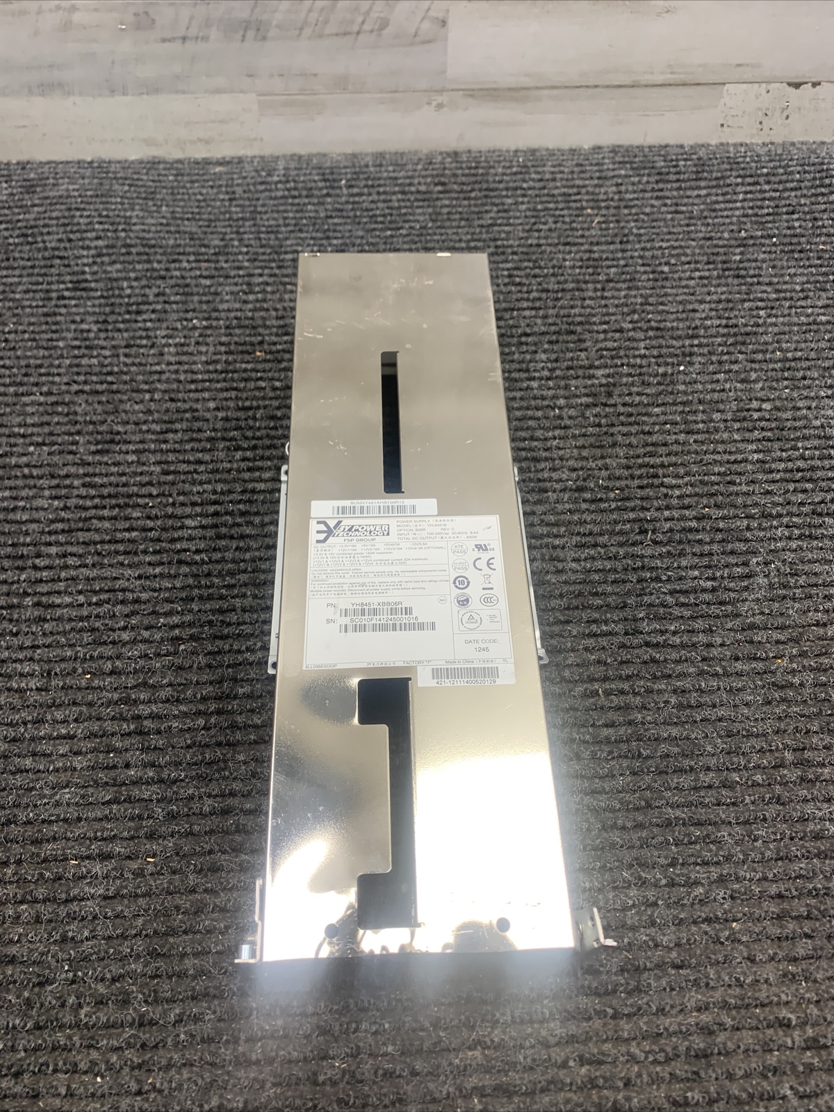 Used 3Y Power Technology YH-8451B Power Supply Cage No Board