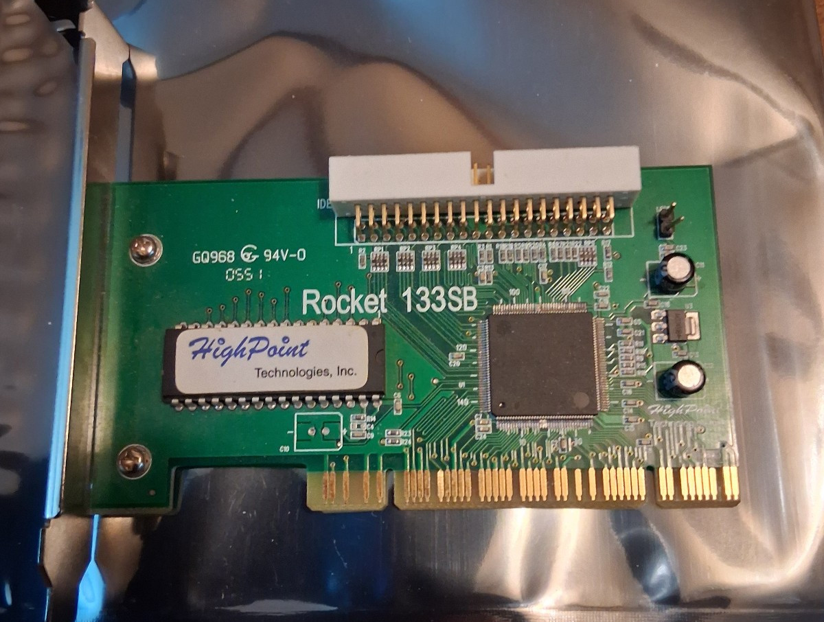 HIGH POINT TECHNOLOGIES ROCKET 133SB IDE RAID PCI CONTROLLER