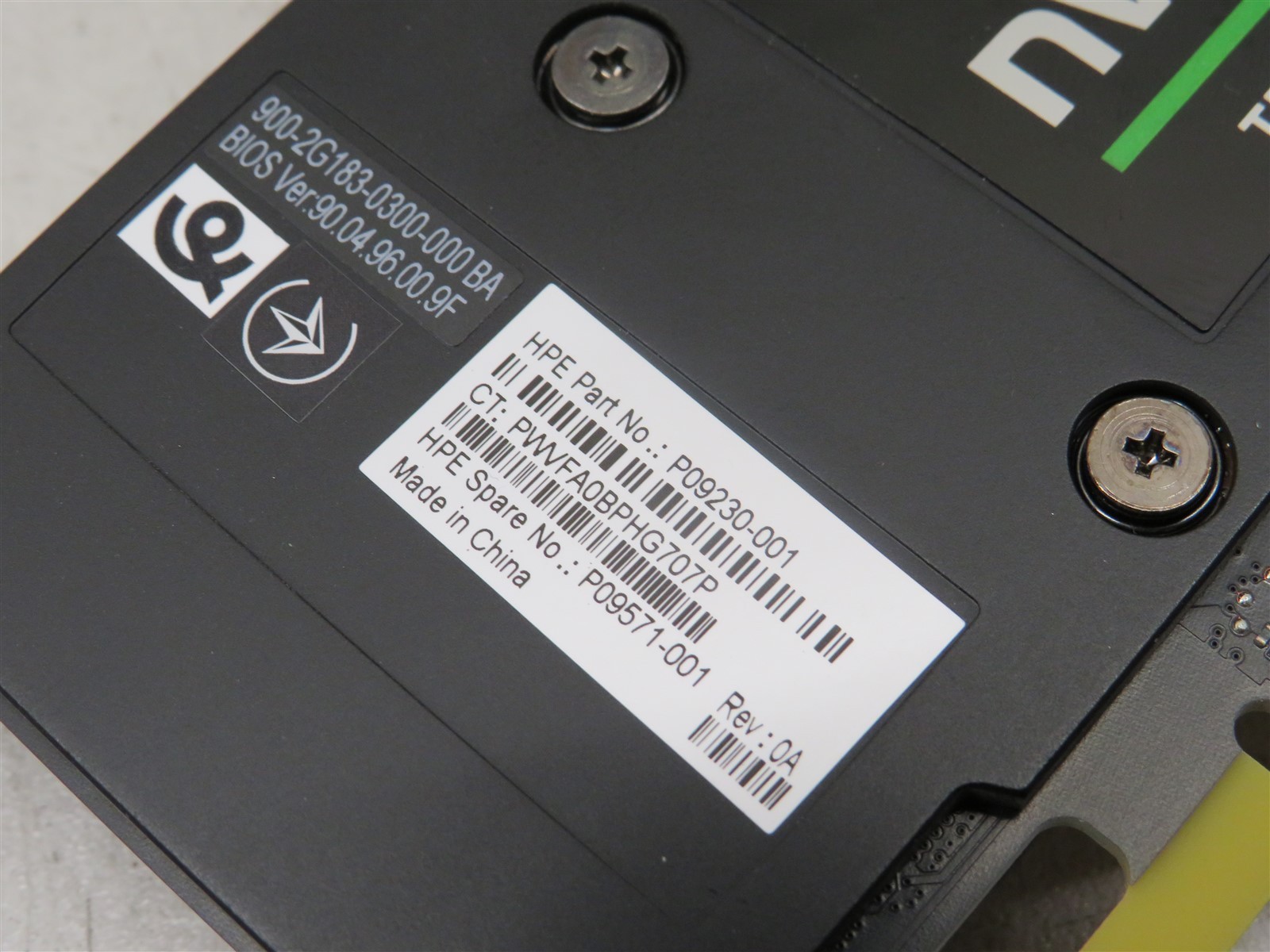 NVIDIA Tesla T4 GPU 16GB GDDR6 – Accelerator Card PG183
