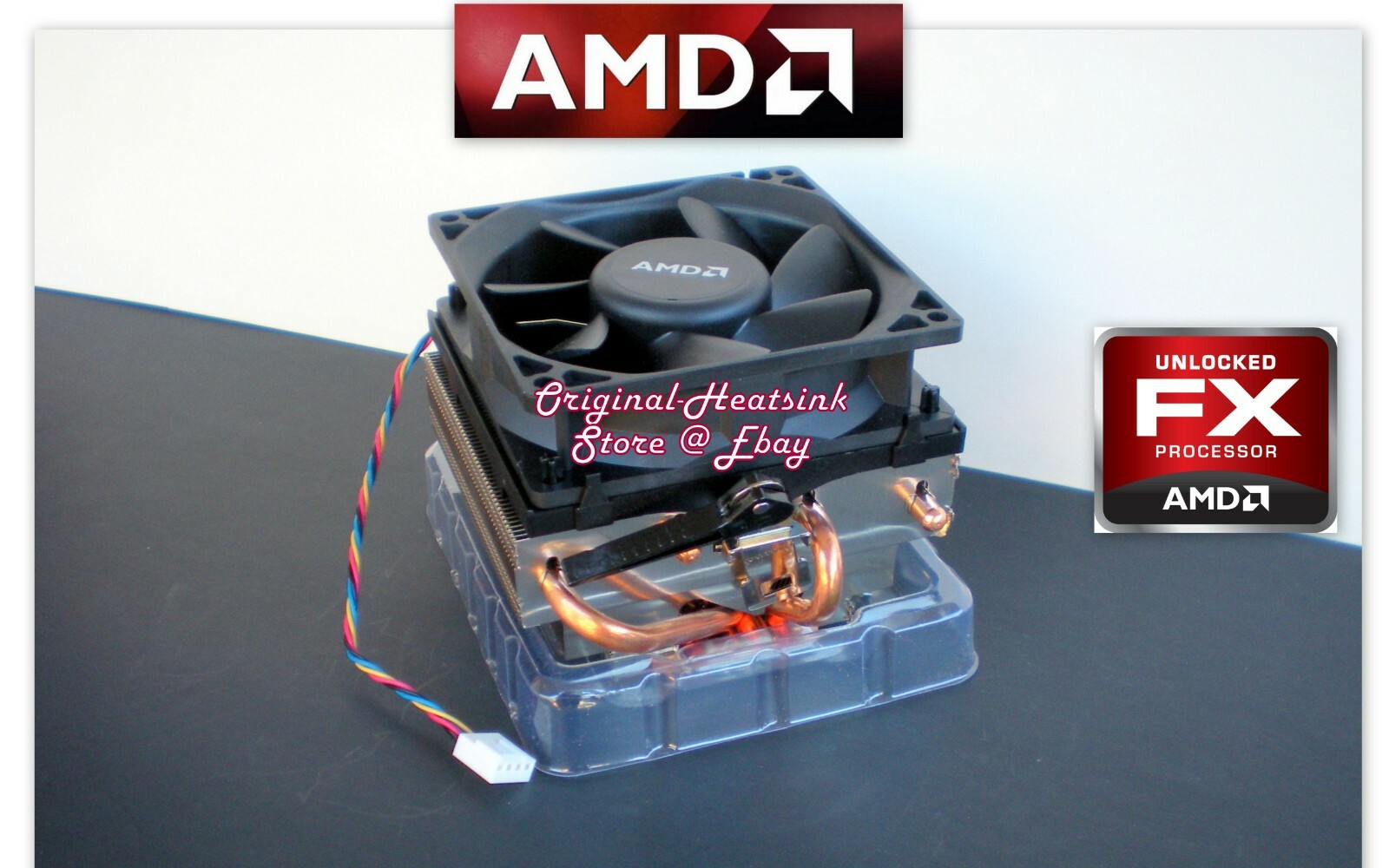 AMD Phenom II – FX Heatsink CPU Fan for X4 910-920-940 Socket AM2-AM3 – New