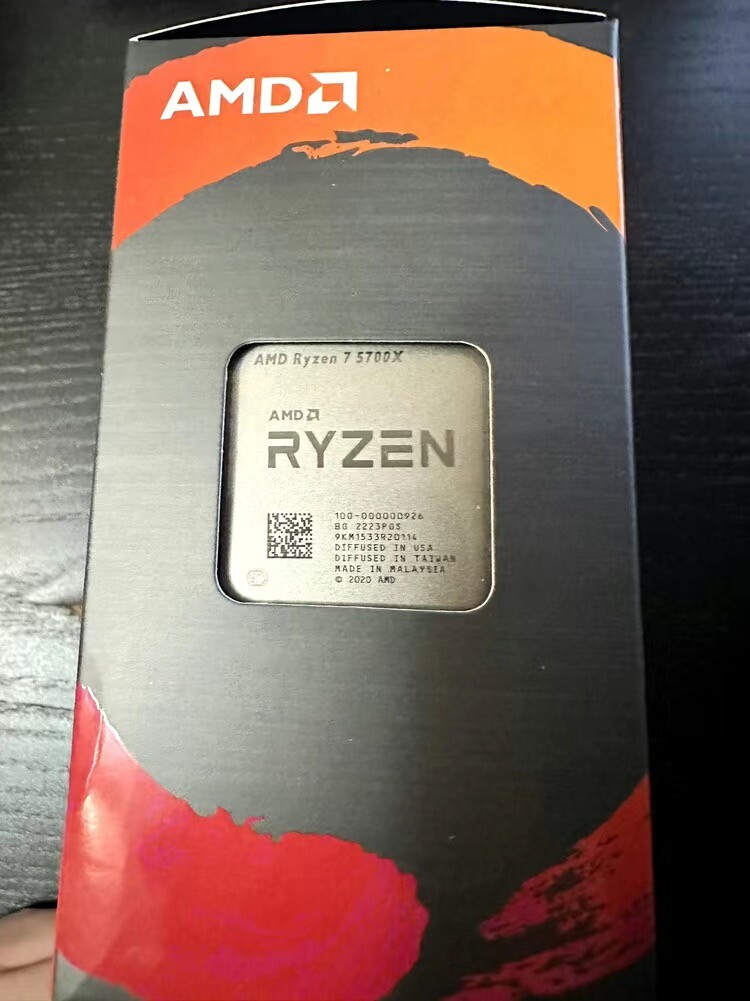 AMD R7 5700X CPU 8 Cores 16T hreads 3.4GHz AM4 65W DDR4 Desktop Processors/*