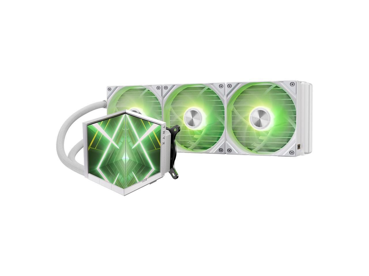 Tryx LS360ADM3MG0W 360mm ARGB AIO Liquid CPU Cooler White With Display
