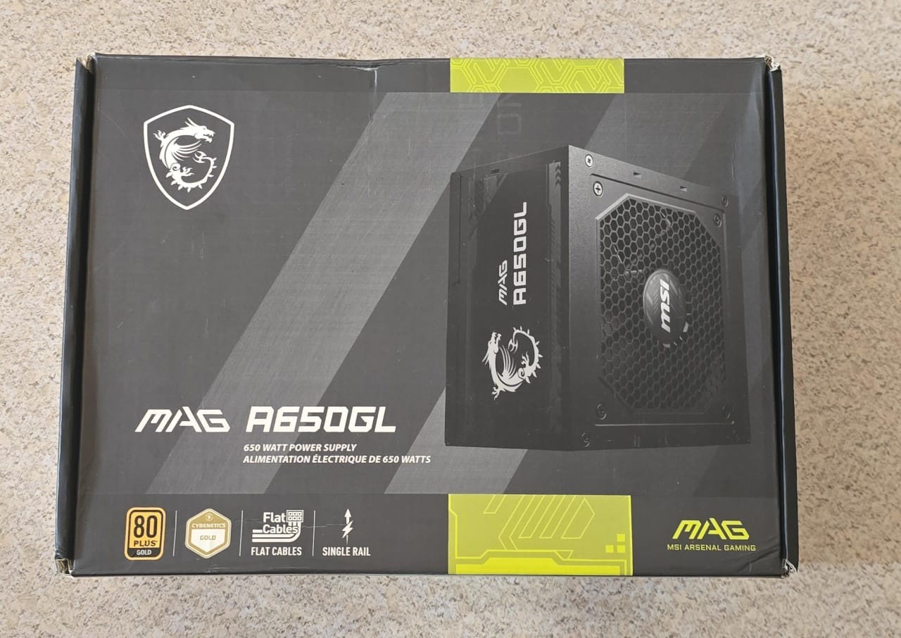 MSI MAG A850GL PCIE5, Fully Modular Compact Gaming 850W Power Supply no cable