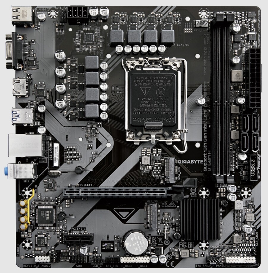 FOR GIGABYTE B760M H Motherboard LGA1700 Micro-ATX Intel B760 HDMI+VGA DDR5