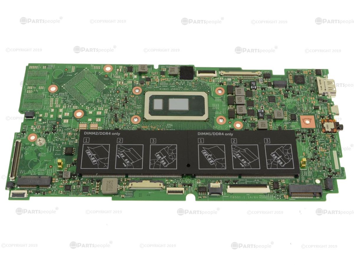 Dell OEM Inspiron 7586 2-in-1 Motherboard System Board Core Motherboard 6DHD3