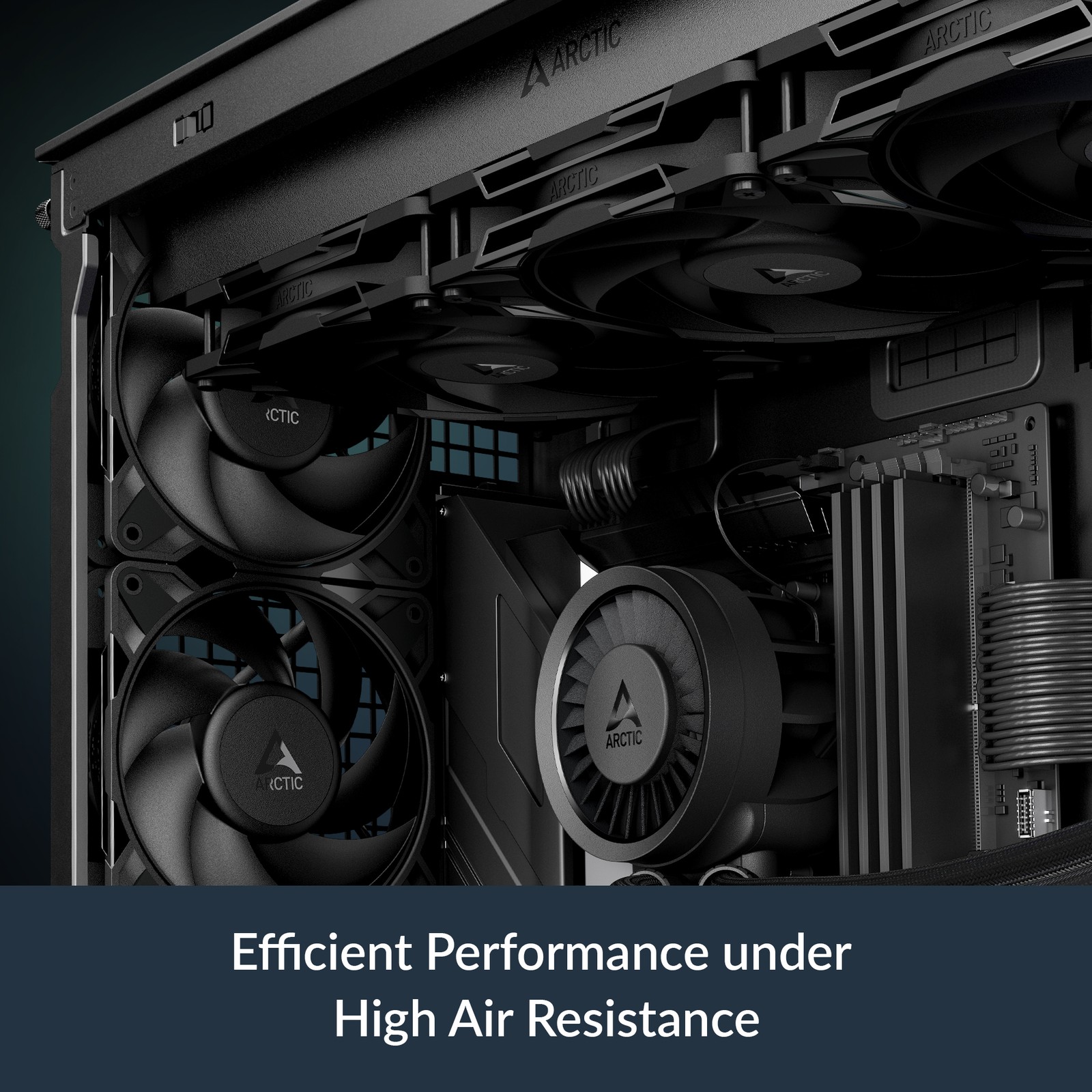 ARCTIC P12 Pro LN (5 Pack) silent PC Fan 120mm Case Fan quiet